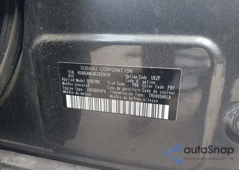 2019 Subaru Outback 2.5I Limited из США, поврежденный, VIN 4S4BSANCXK3332679